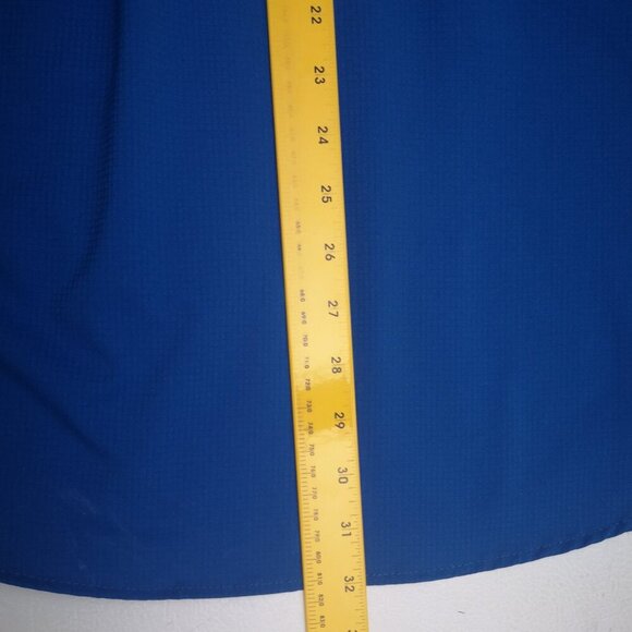 Columbia Omni-Wick Men's Size XL Royal Blue Button Front Shirt - Picture 11 of 11